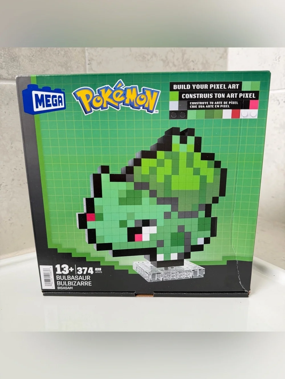 Mega Pokémon Pixel Bulbasaur Building Toy Kit - 374 pc